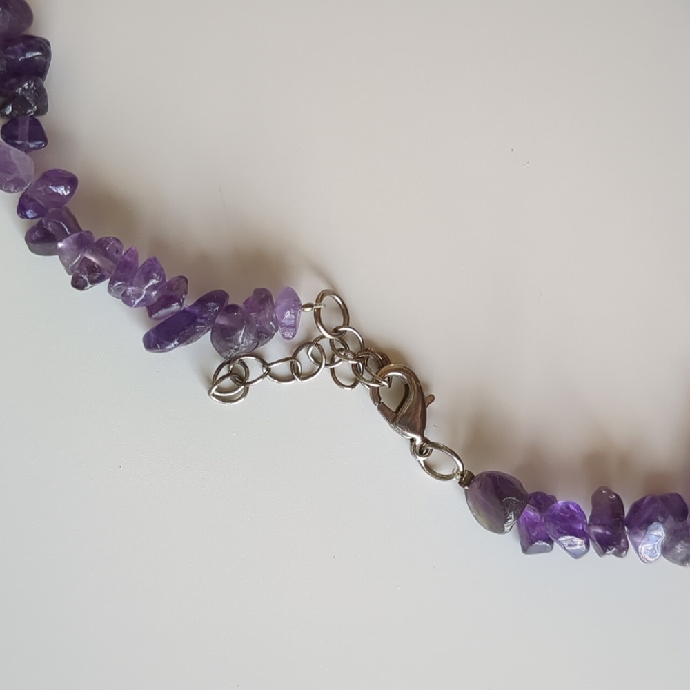 Amethyst Beaded Necklace - Picture 2 of 4